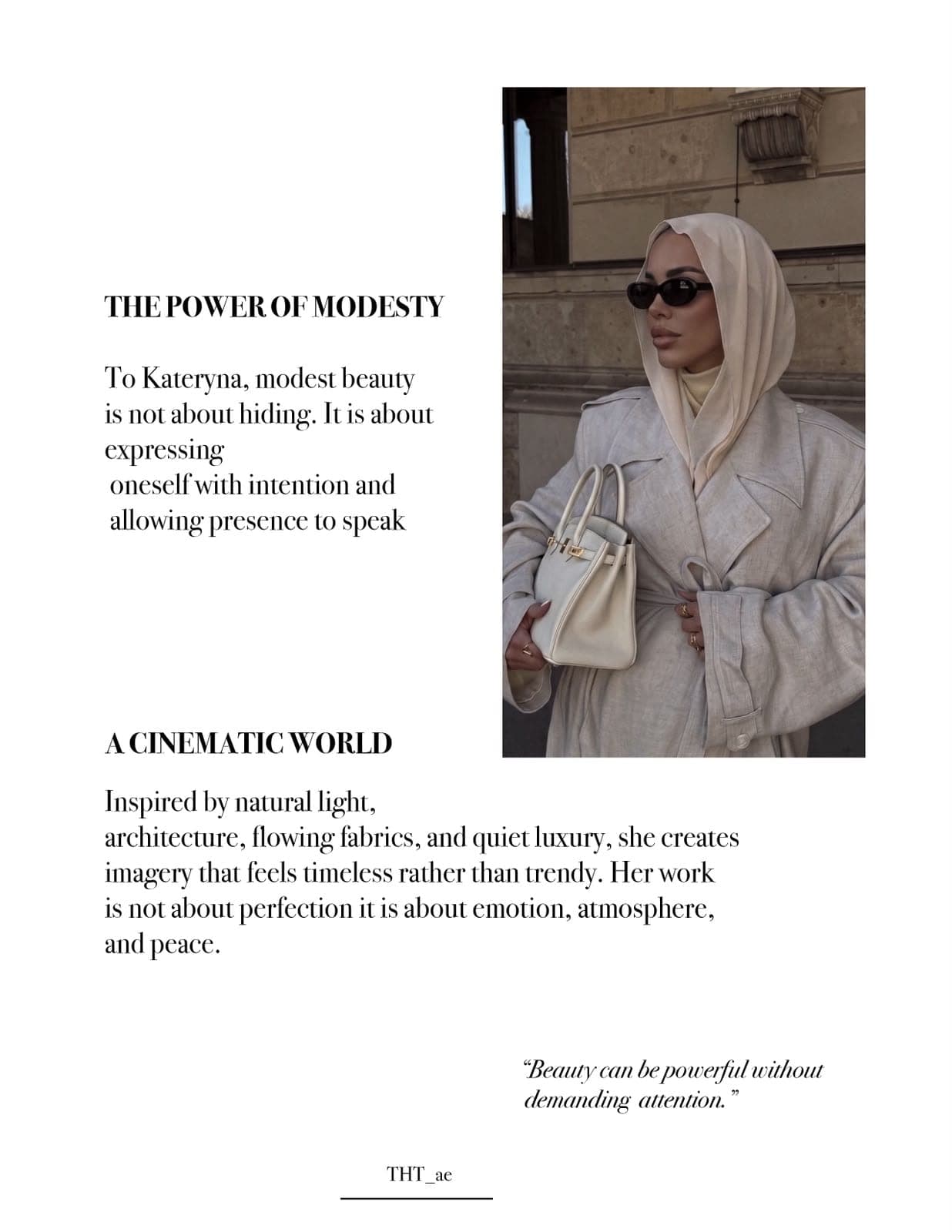 The Power of Modesty