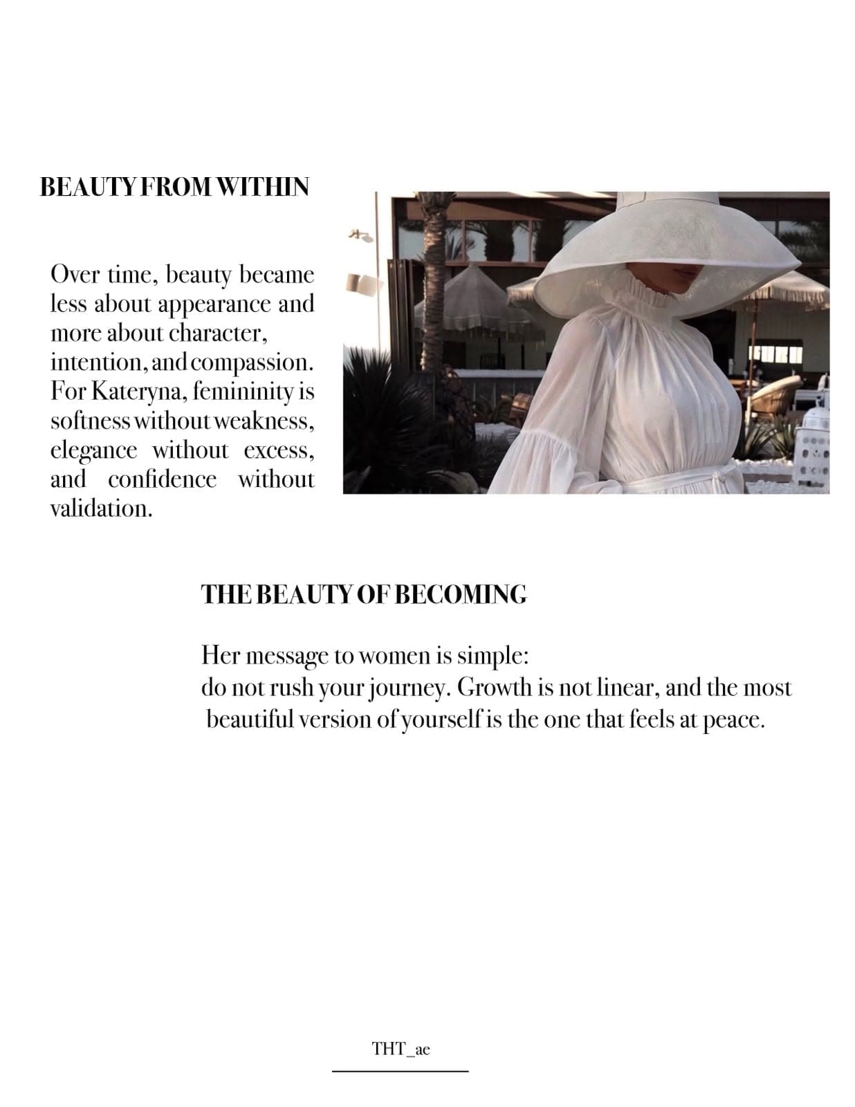 Beauty From Within